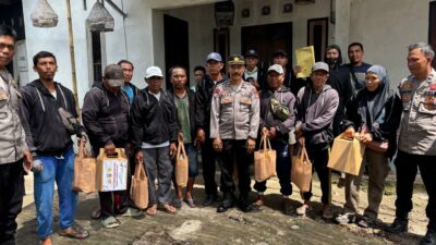 Polres Lombok Barat Peduli Pekerja Keras Lewat Program Nutrisi Mantap