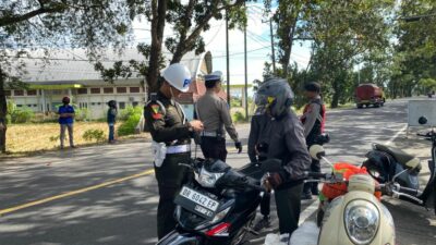 Kamseltibcar Lantas Diperkuat, Polres Lombok Barat Gelar Operasi di Kecamatan Gerung