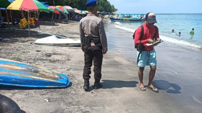 Cuaca Tak Menentu, Satpolairud Gencarkan Himbauan Keselamatan di Senggigi