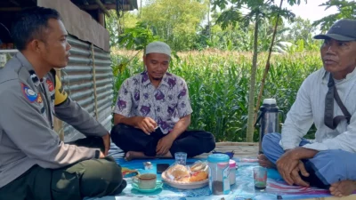 Bhabinkamtibmas Bangun Ketahanan Pangan Lewat Door to Door System