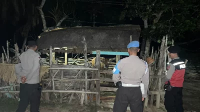 Polsek Sekotong Gencar Patroli Dini Hari, Fokus Amankan Ternak Warga