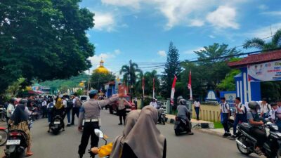 Komitmen Polri: Polsek Gerung Hadir di Titik Padat Lalu Lintas