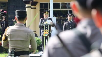 Upacara Hari Ibu ke-97 di Mako Polres Lombok Barat